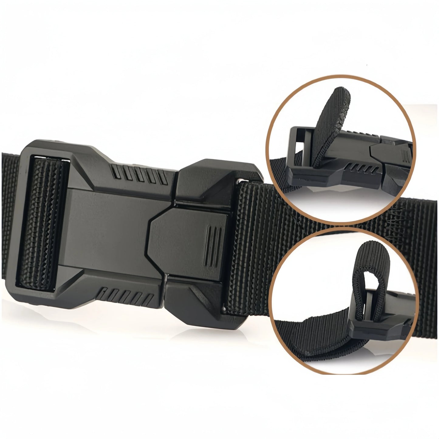 New Quick Release Pluggable Buckle Men Belt Breathable Elastic Outdoors Belts For Men Elastic Pants Belt
