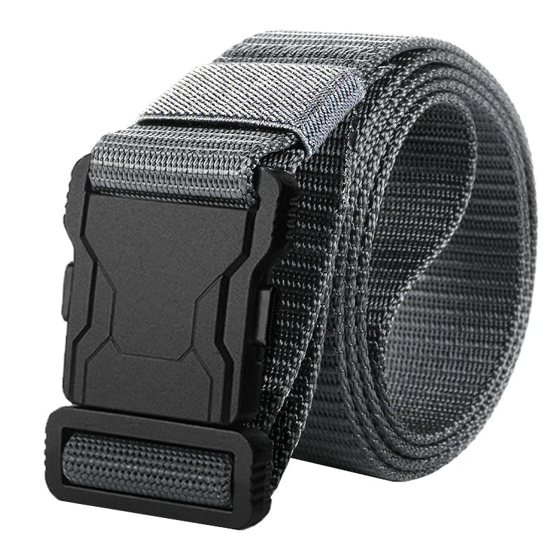 Genuine Tactical Belt Quick Release Outdoor Military Belt Soft Real Nylon Sports Accessories Men And Women Black Belt